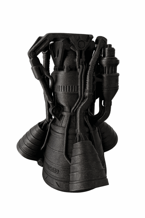 3D-printed “Prusa Rocket Engine” model, PLA, high detail — Durres
