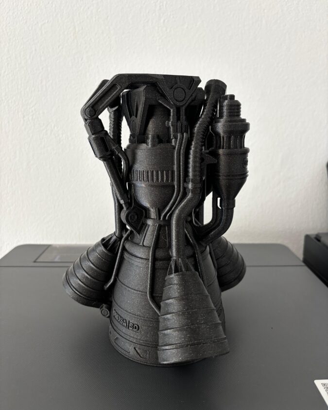 3D-printed “Prusa Rocket Engine” model, PLA, high detail — Durres