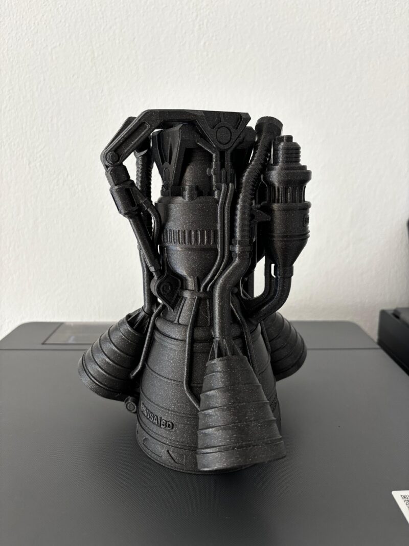 3D-printed “Prusa Rocket Engine” model, PLA, high detail — Durres